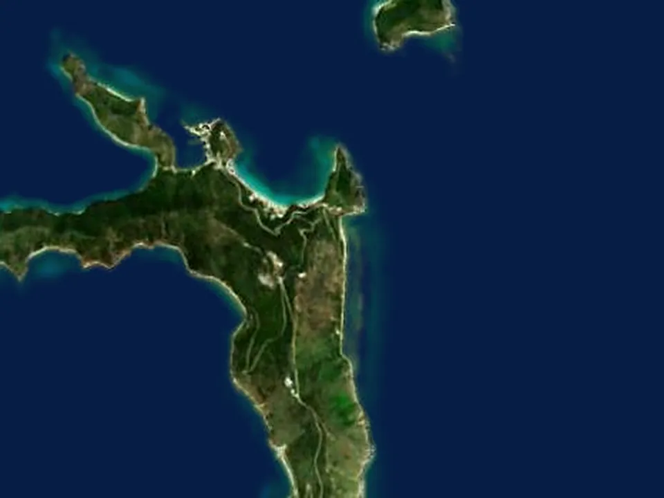 Satellite view of Peter Island