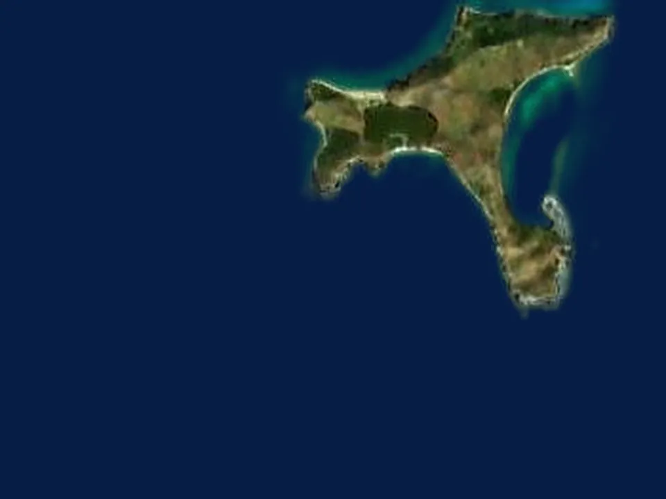 Satellite view of Salt Island
