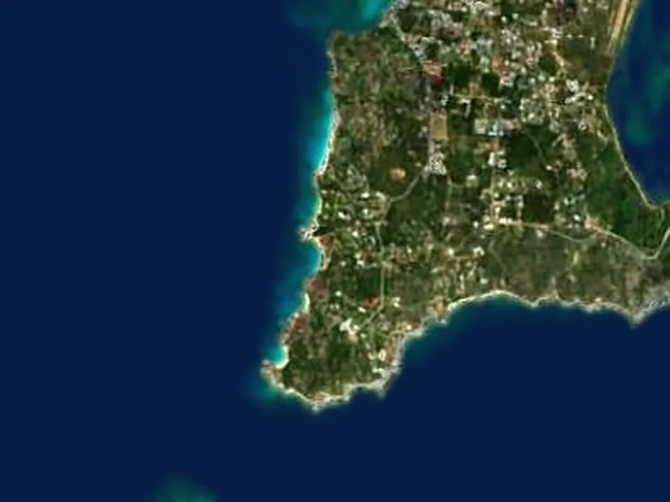 Satellite view of The Baths and Spanish Town
