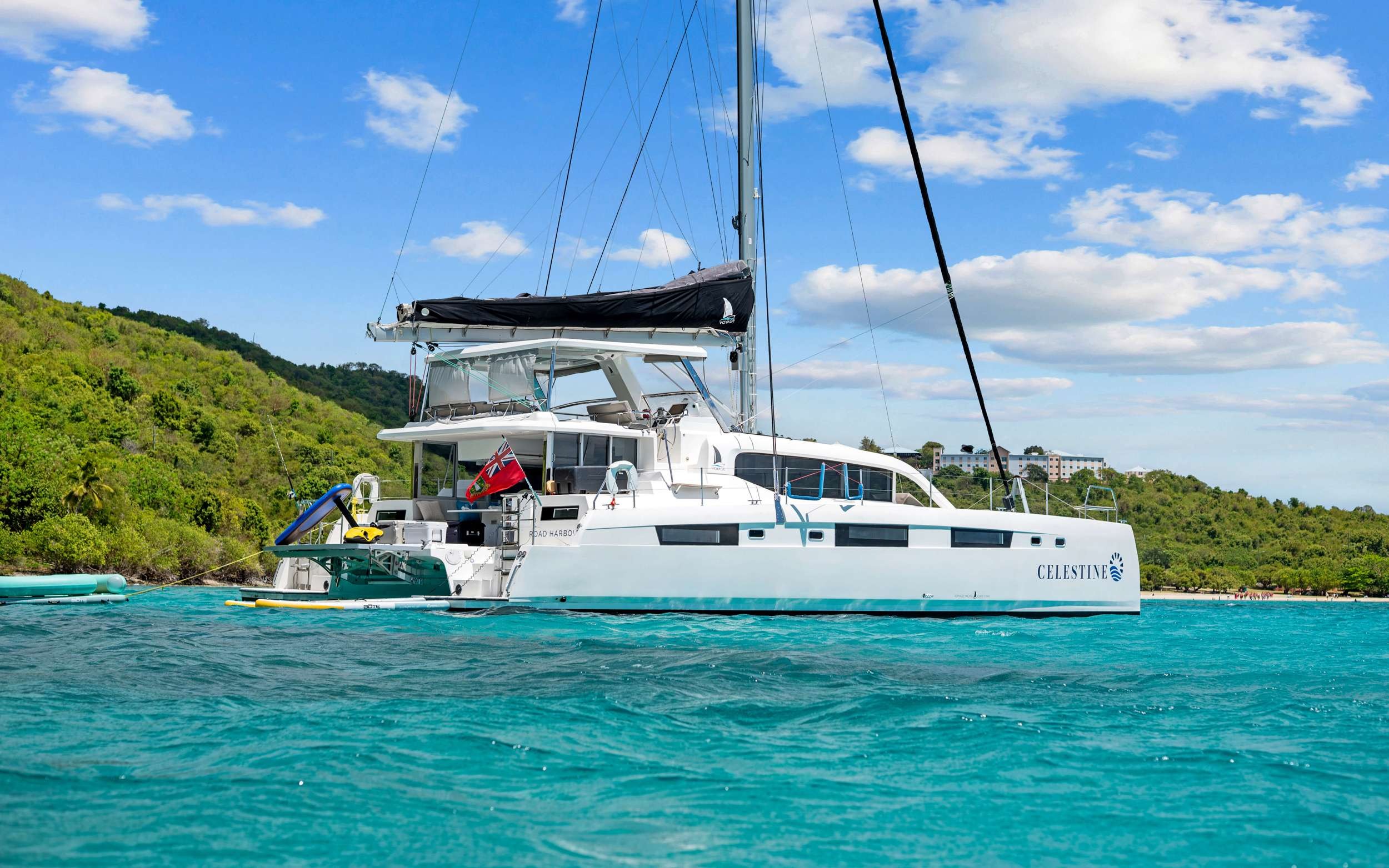 S/Y Celestine at anchor